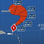 How did Hurricane Tammy affect Antigua and Barbuda?