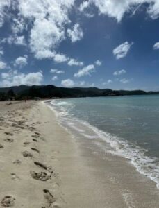 What are the top five beaches in Antigua?